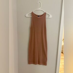 Old navy bodycon tan dress